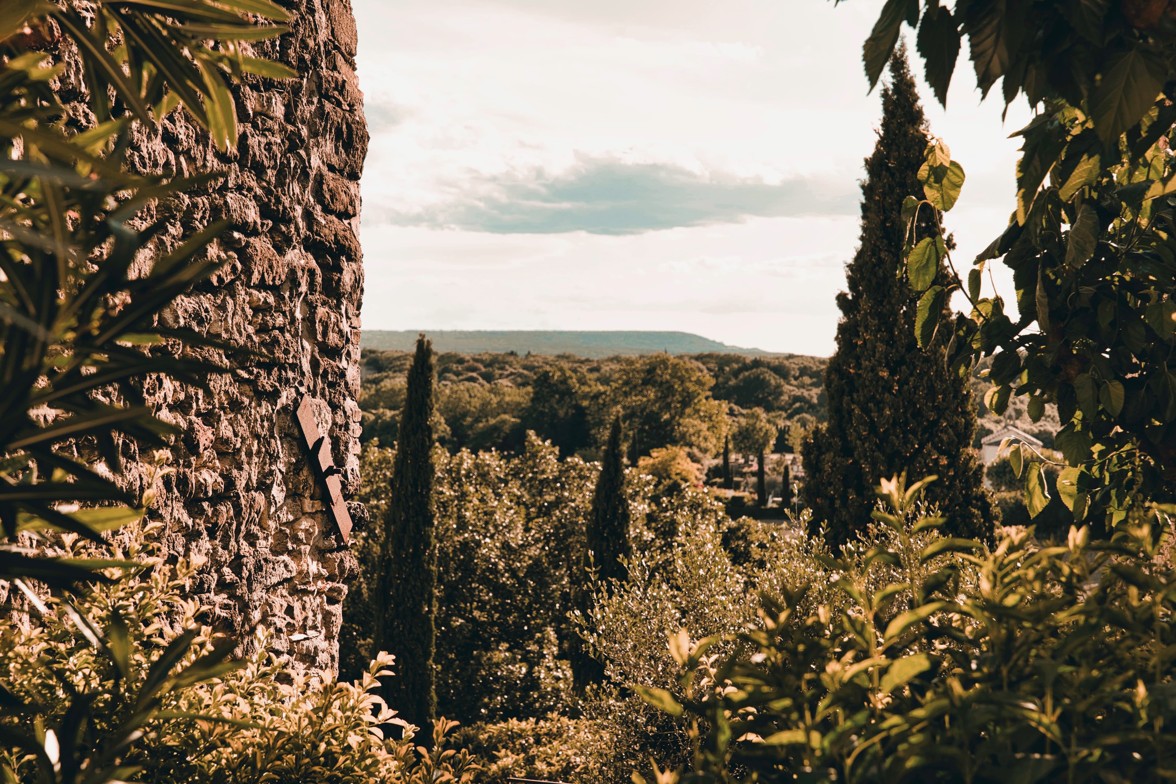 Vue depuis le gîte