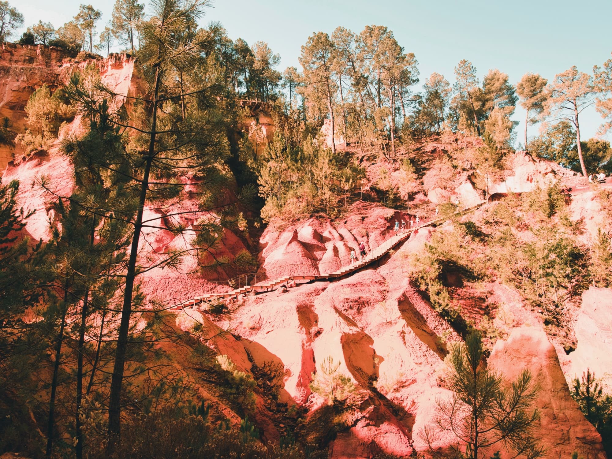 les marches de Rousillon